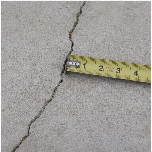 Exterior foundation inspection at a home